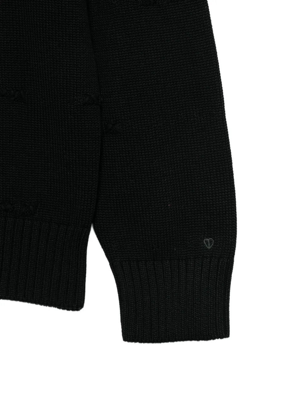 SEVEN GAUGE Sweater met ronde hals Zwart