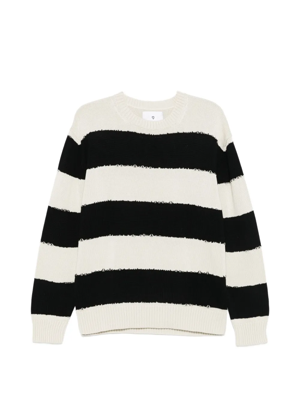 SEVEN GAUGE Maglione a righe - Grigio