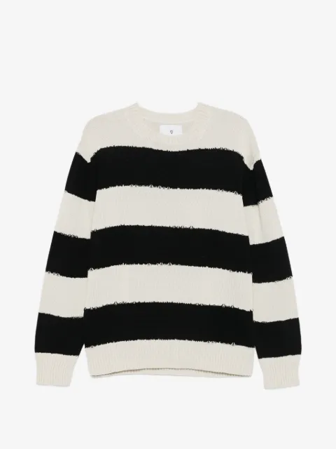 SEVEN GAUGE striped long-sleeve sweater