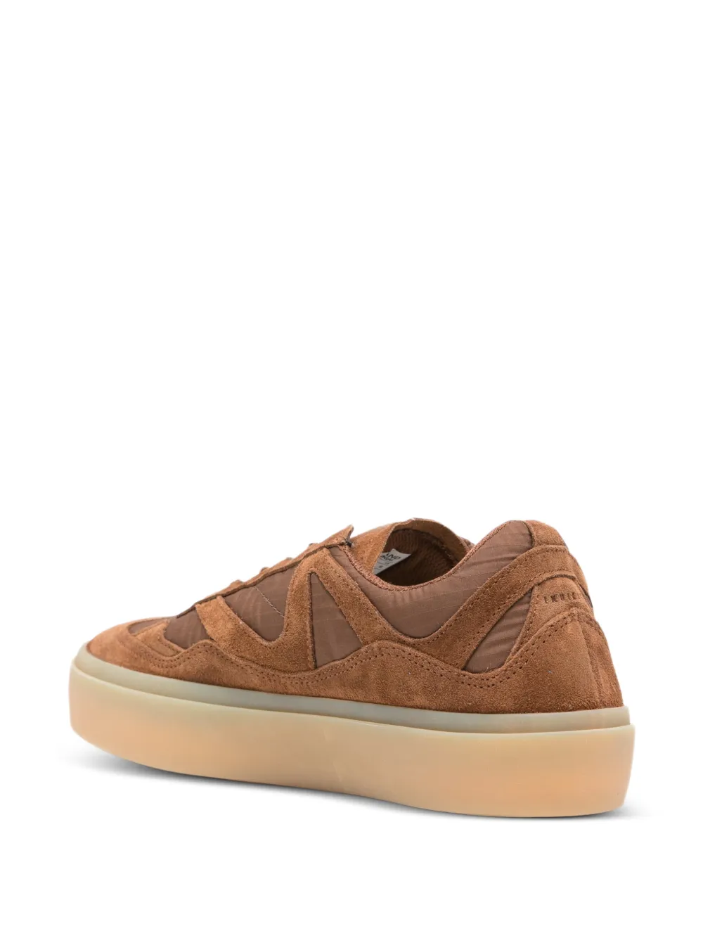 Inuikii Sneakers met suède vlakken Bruin