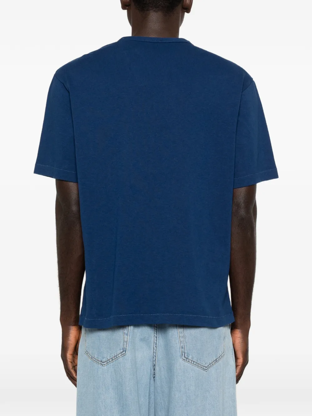 Kenzo Boke Fower 2.0 T-shirt met borstzak Blauw