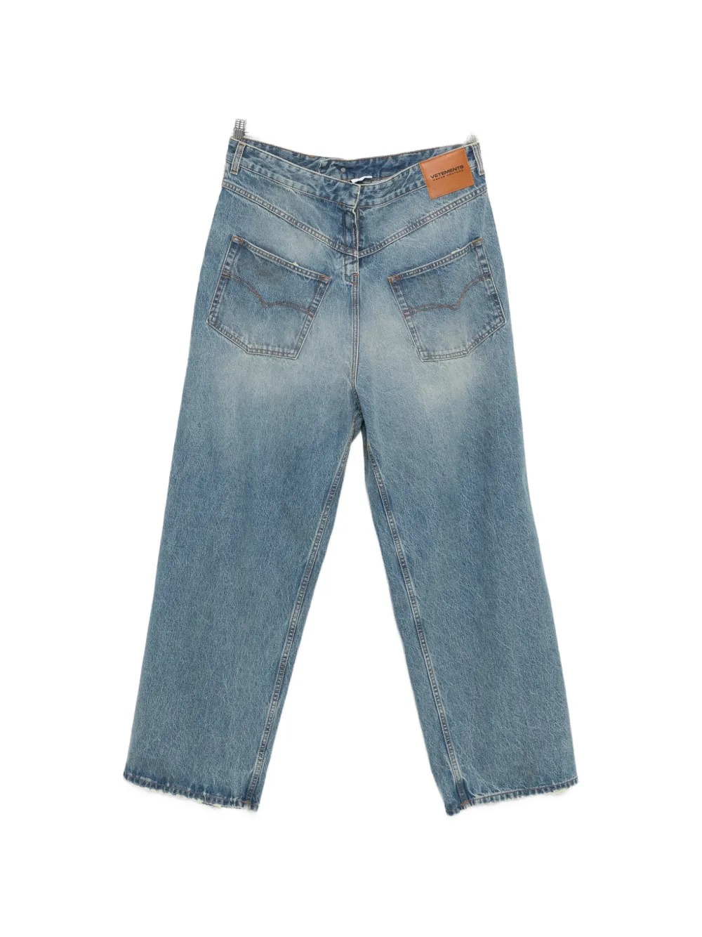 VETEMENTS distressed jeans - Blu