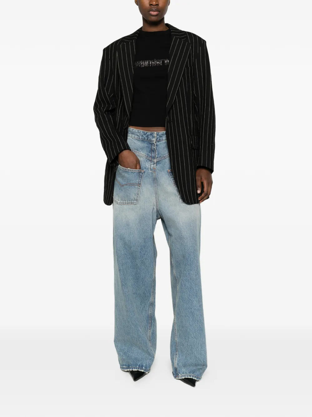  Vetements Distressed Jeans - Blue 