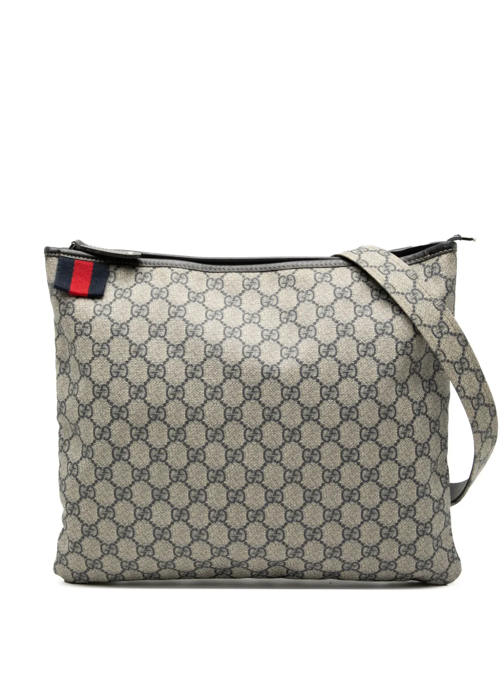 Gucci Pre-Owned 2000-2015 GG Supreme Web crossbody bag - Marrone