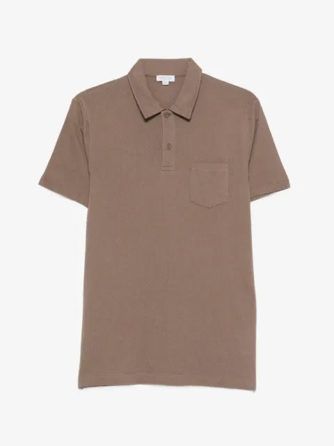 Sunspel playera tipo polo manga corta