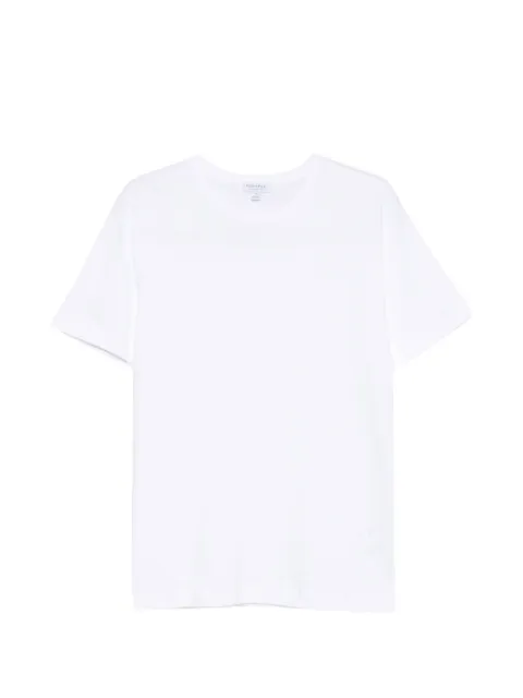 Sunspel t-shirt à logo brodé