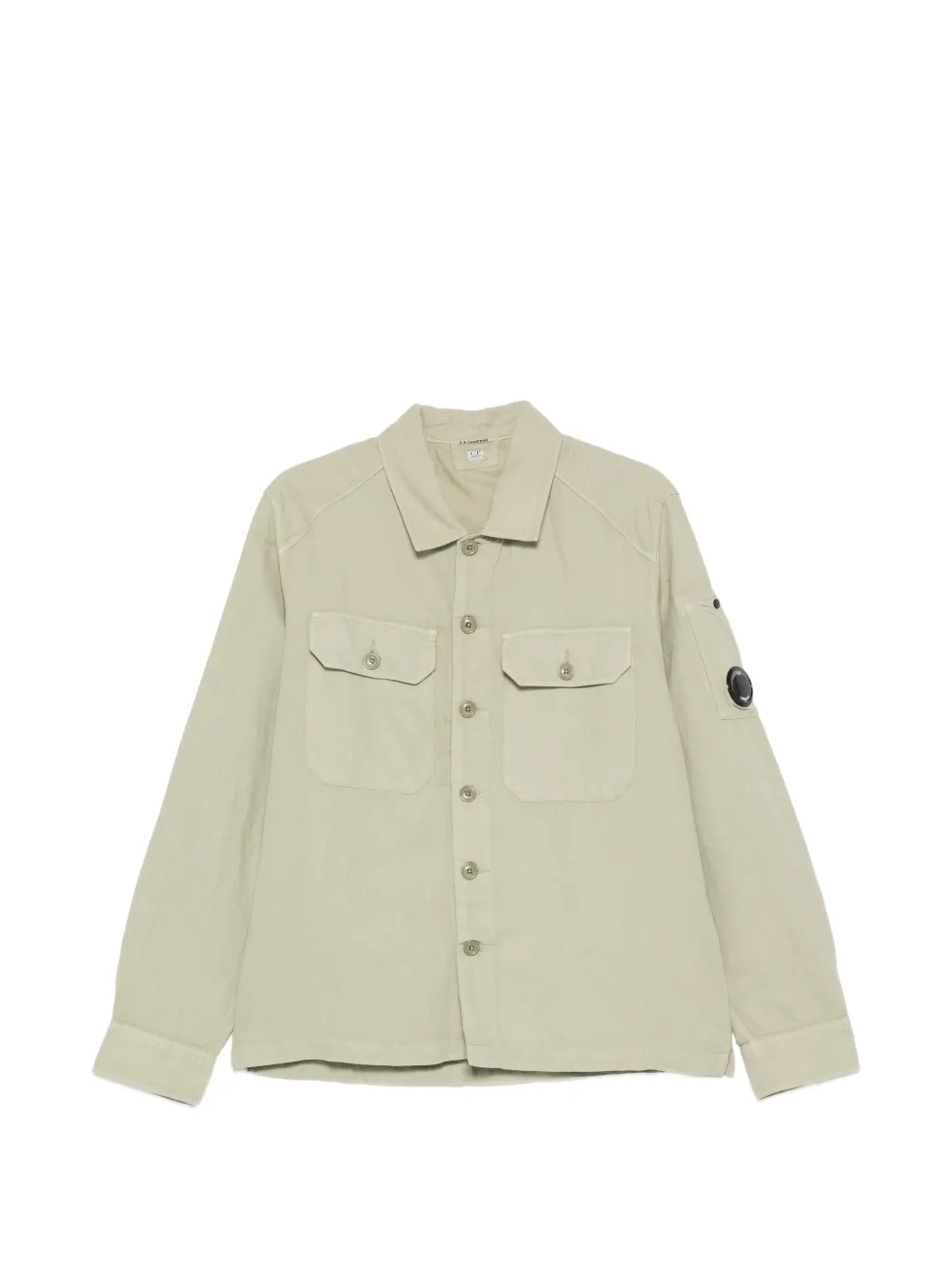 C.P. Company Giacca-camicia in twill - Grigio