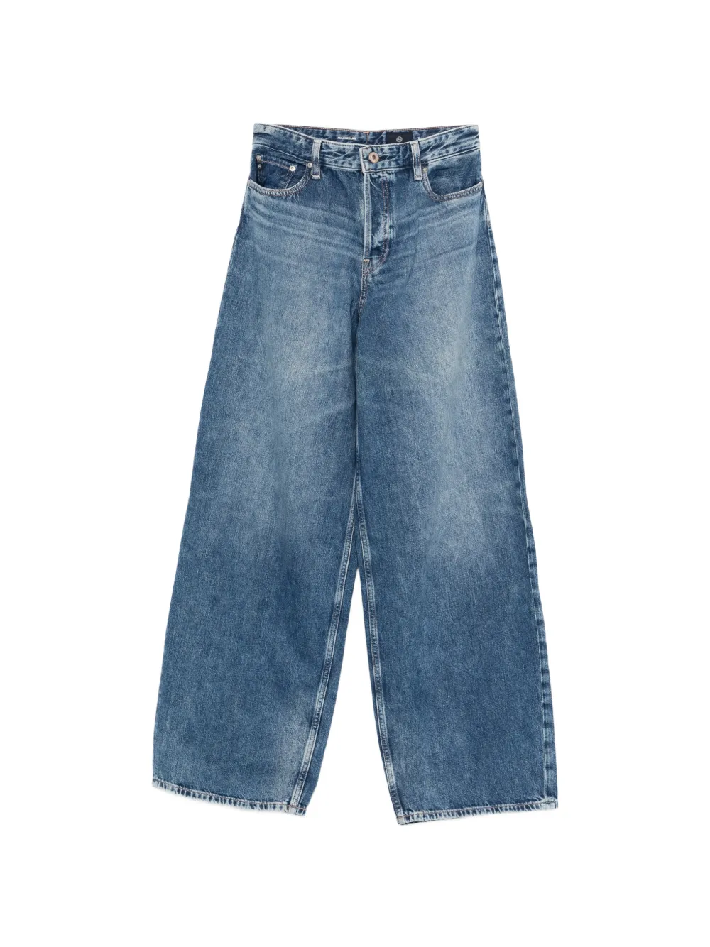 AG Jeans Maxi Relax raw-hem jeans - Blu