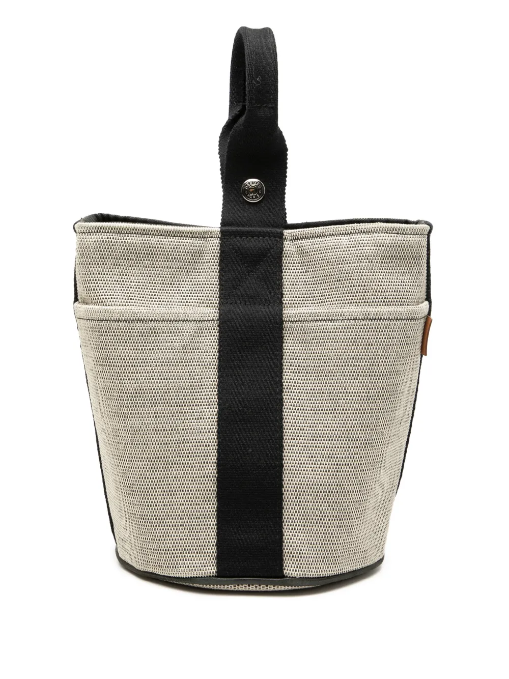 Hermès Pre-Owned 1990-2010 Toile Saxo PM bucket bag - Marrone