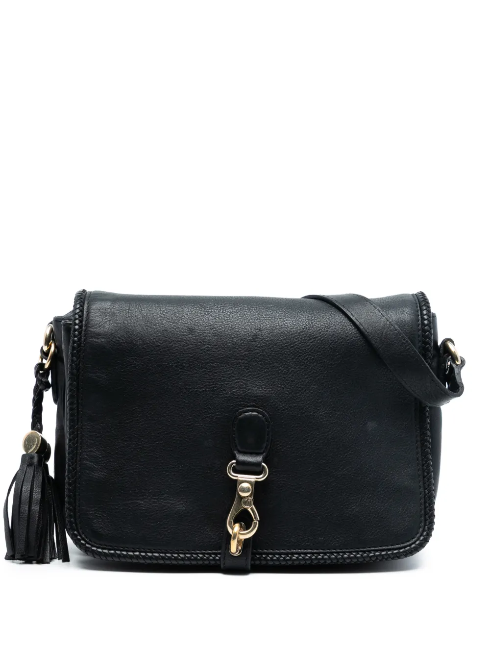 Gucci Pre-Owned 2016-2025 Leather Marrakech crossbody bag - Black