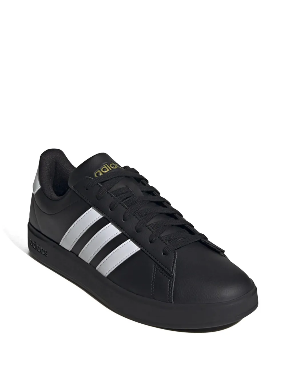 adidas Gestreepte Court sneakers Zwart