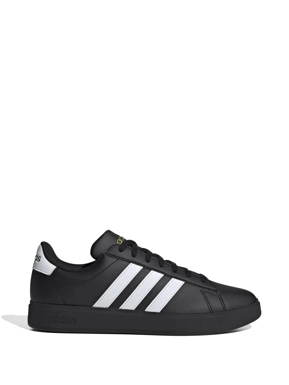 adidas striped court sneakers - Nero