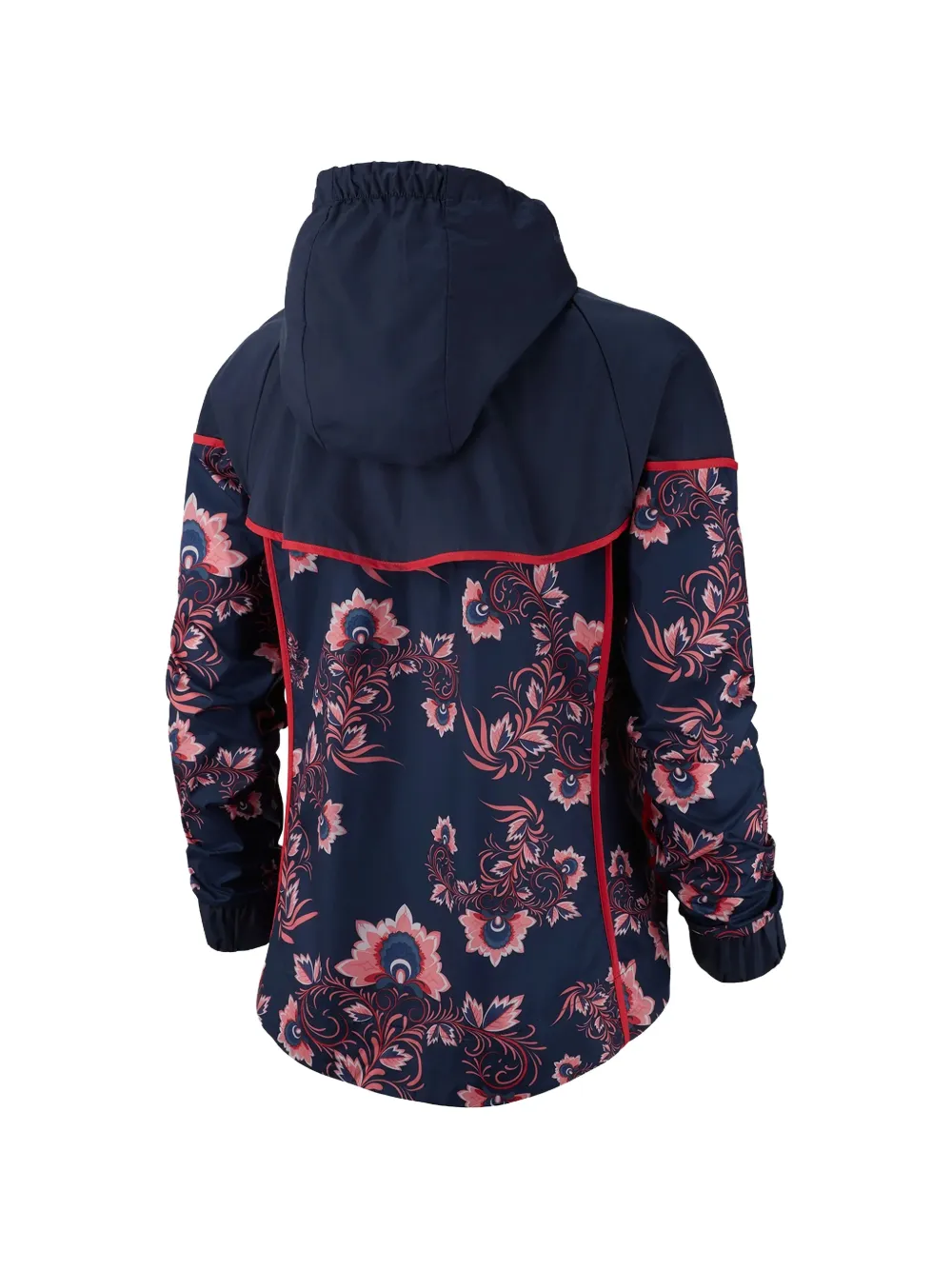 Floral-Print Windbreaker