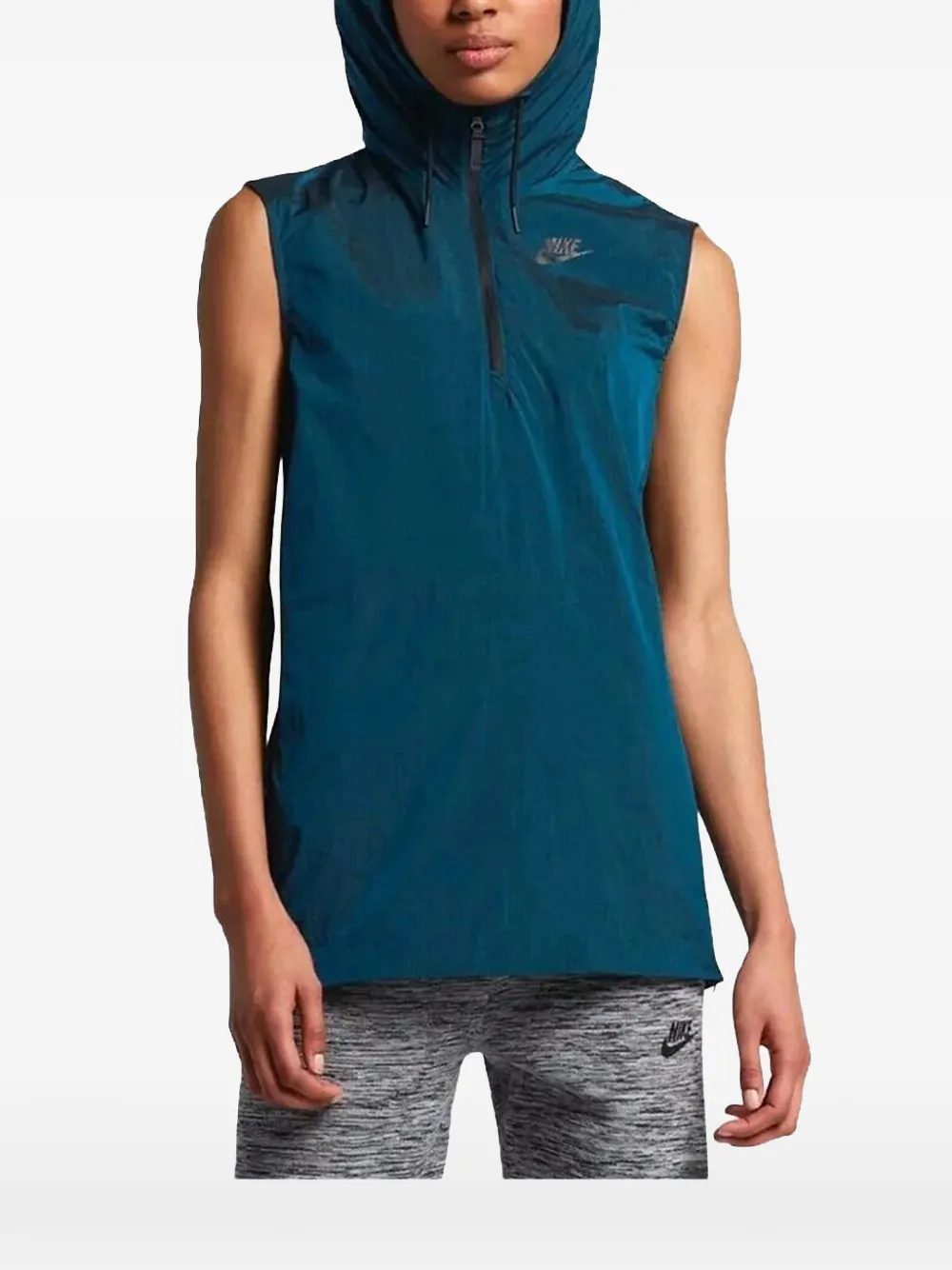 Nike hooded sleeveless jacket - Blu