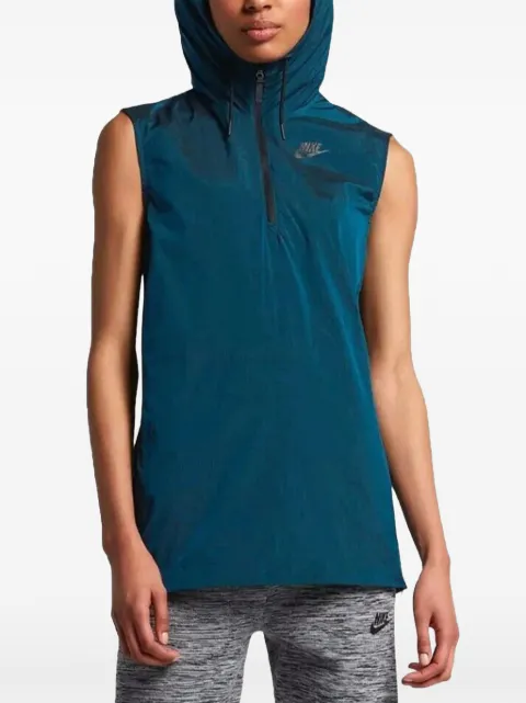Nike hooded sleeveless jacket