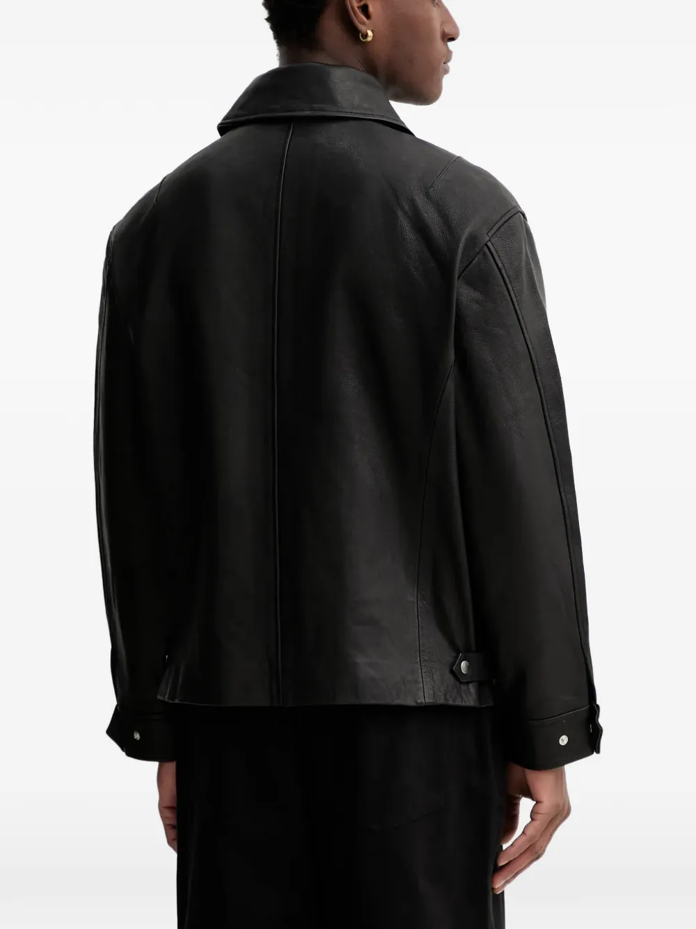  Allsaints Garrison Collared Zip Jacket - Black 