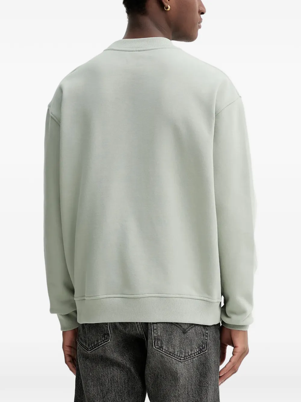  Allsaints Asher Embroidered Sweatshirt - Green 