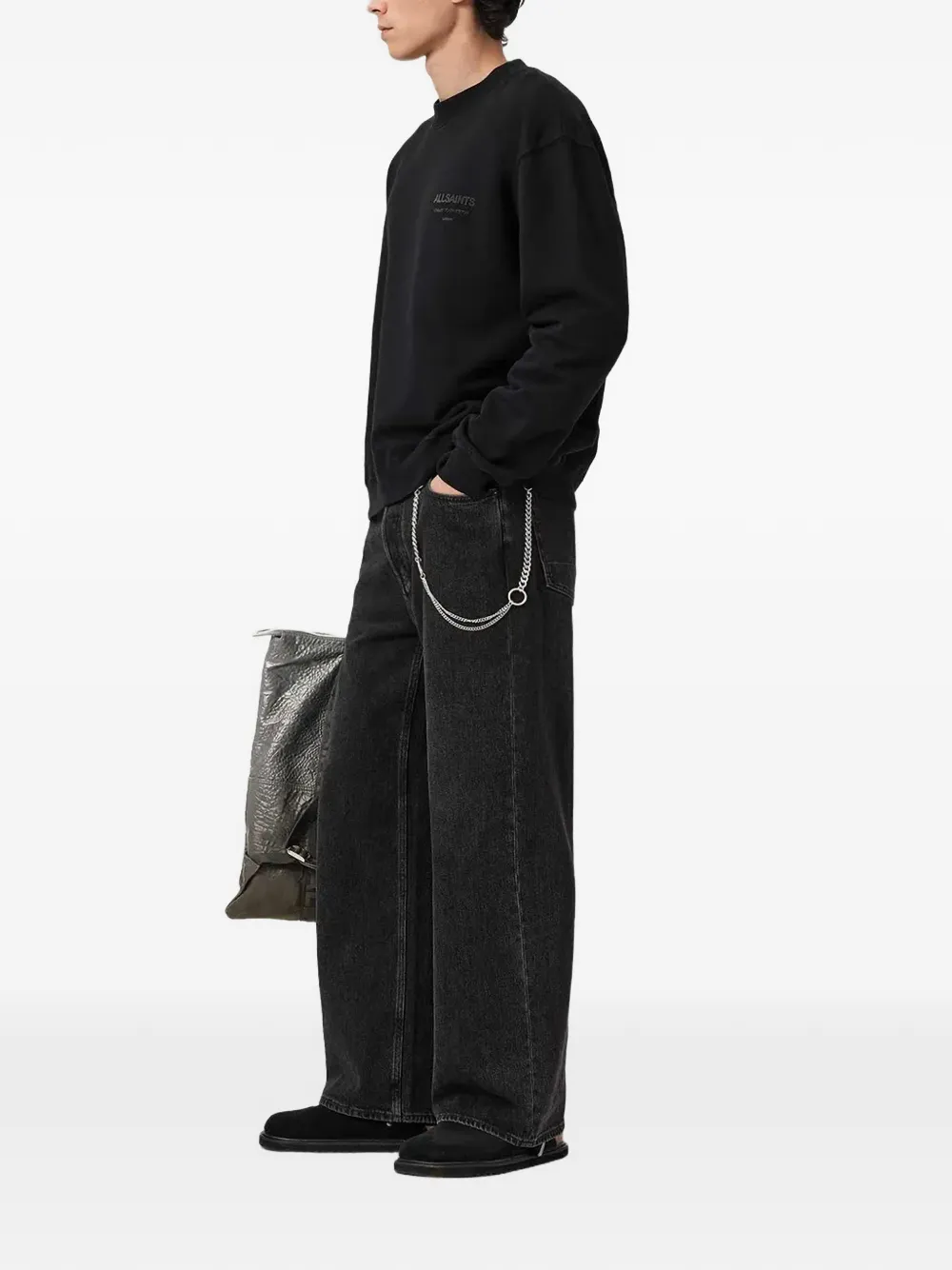  Allsaints Xander Sweatshirt - Black 