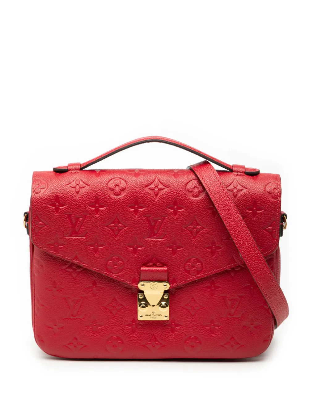 Louis Vuitton Pre-Owned 2020 Monogram Empreinte Pochette Metis satchel - Rosso