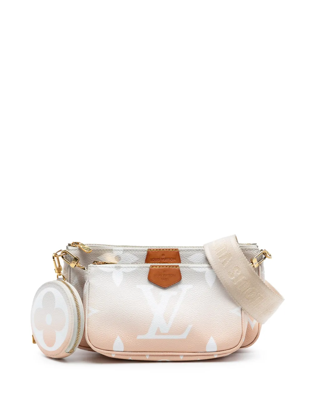 Louis Vuitton Pre-Owned 2021 Monogram Giant By The Pool Multi Pochette Accessoires satchel - Marrone