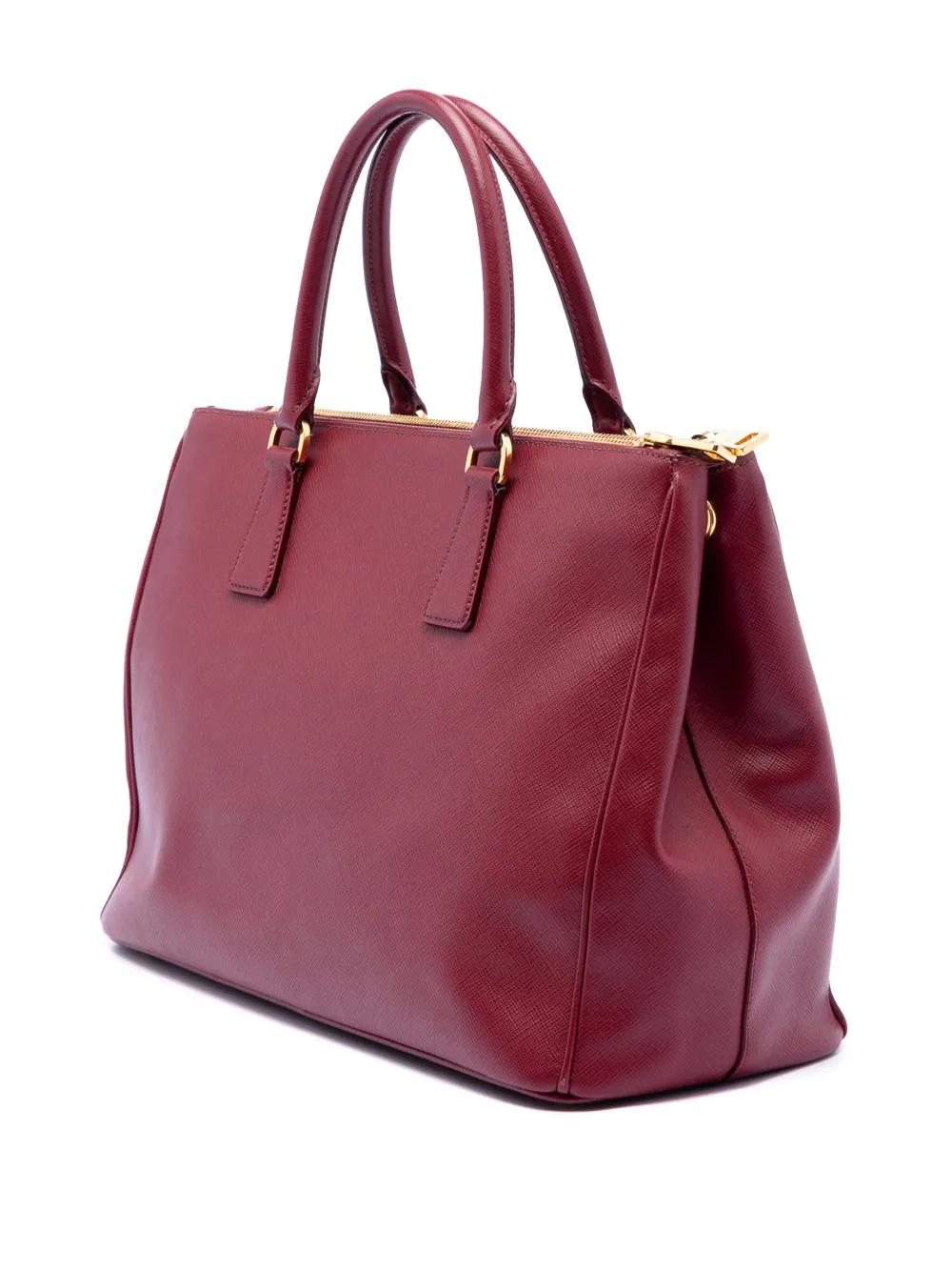 2013-2025 Saffiano Lux Galleria Double Zip Front Pocket Satchel