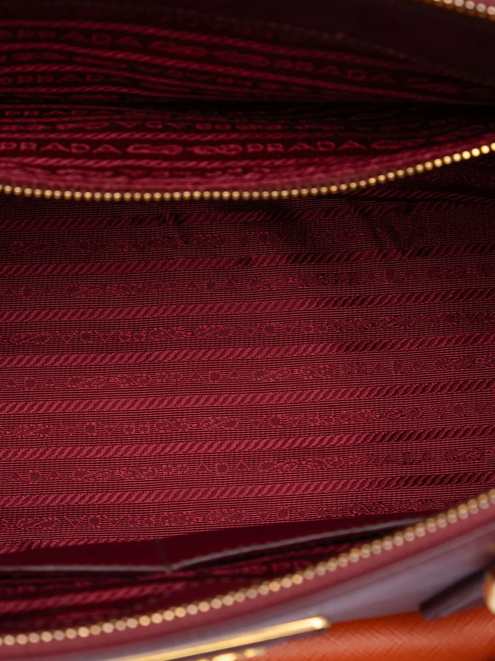 2013-2025 Saffiano Lux Galleria Double Zip Front Pocket Satchel