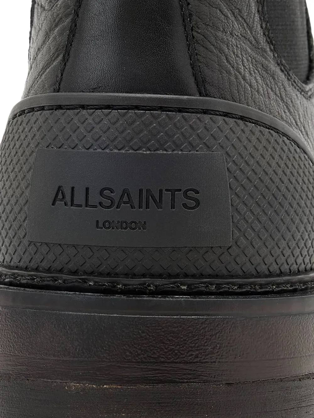 AllSaints Mccoy textured pull-on boots Zwart