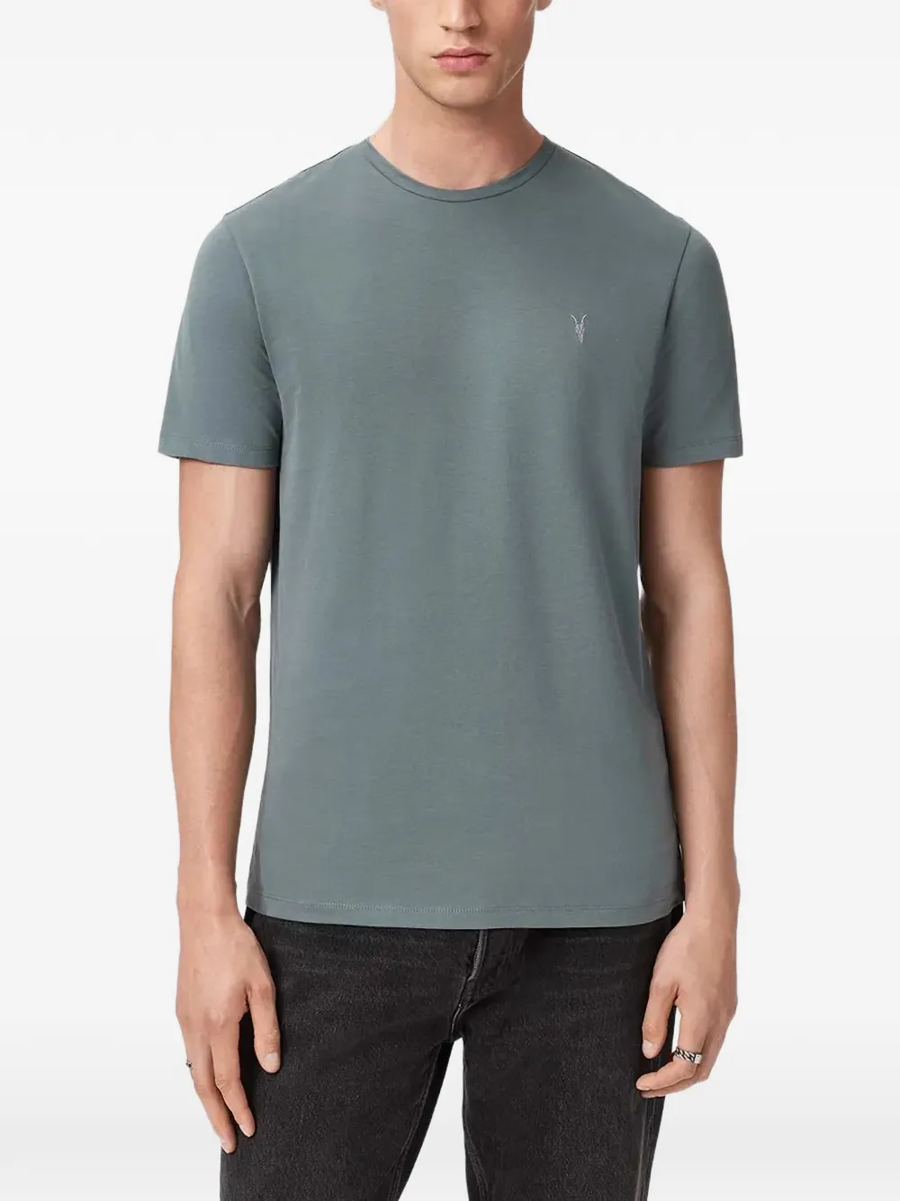 AllSaints Drie Brace T-shirt met logo Blauw