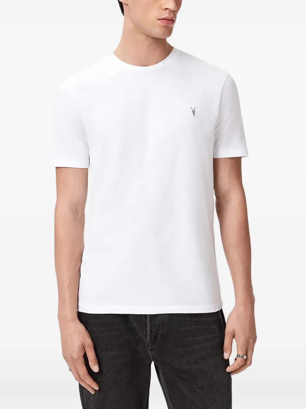 AllSaints Drie Brace T-shirt met logo Blauw