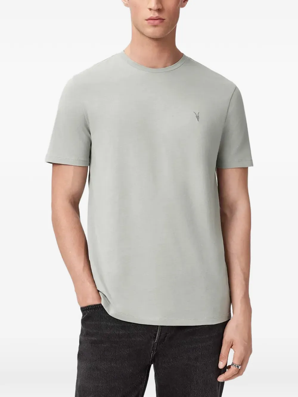 AllSaints Drie Brace T-shirt met logo Blauw