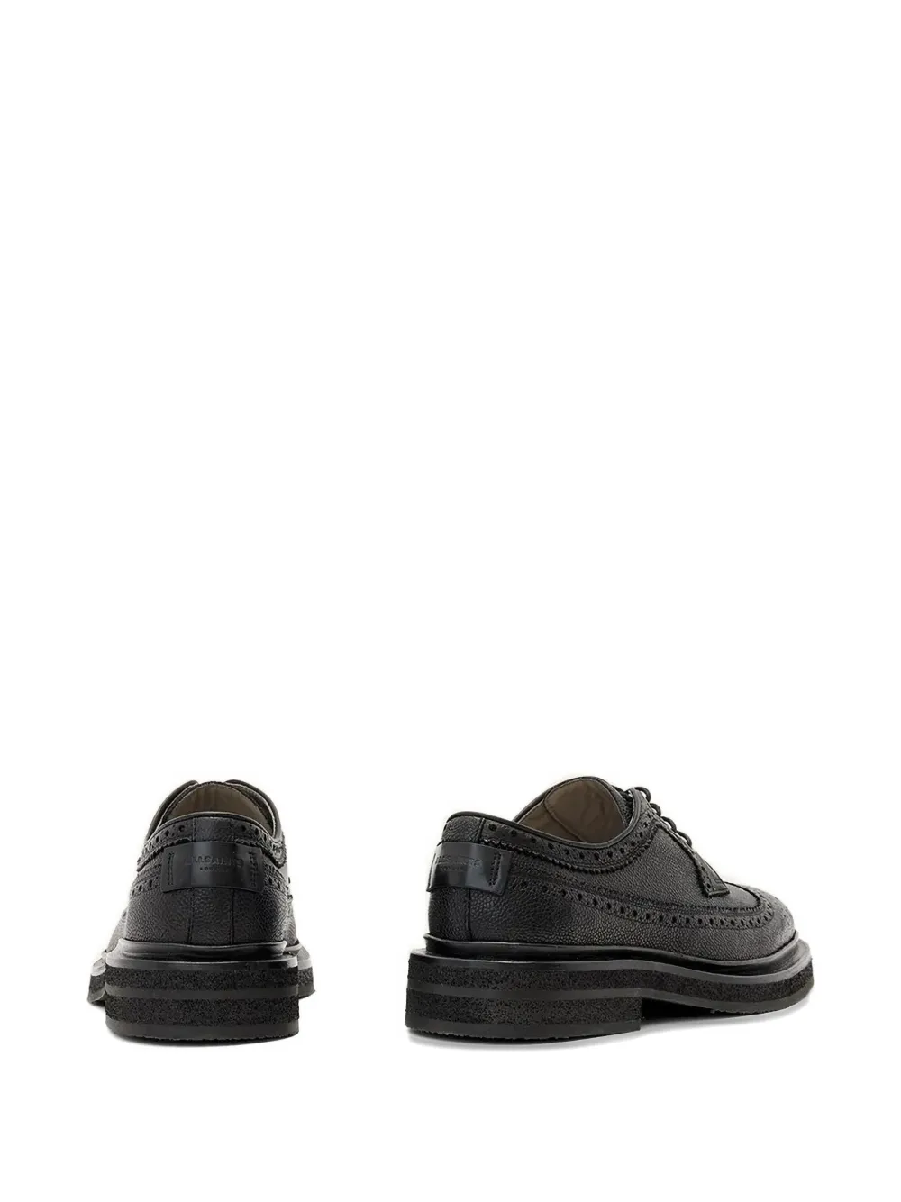 AllSaints Escher brogue lace-up shoes Zwart
