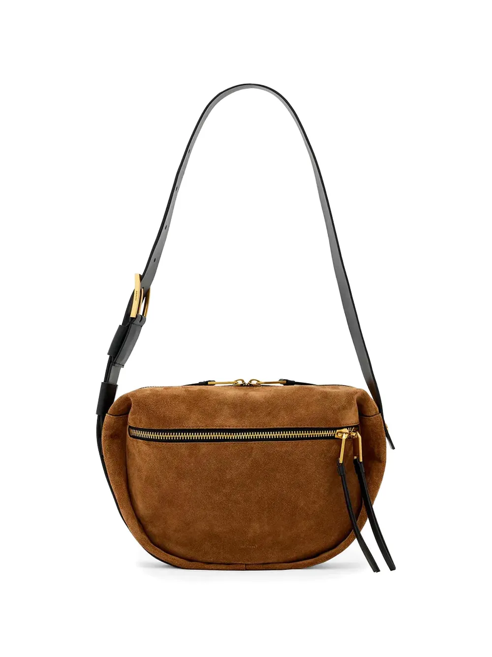 AllSaints Noemie suede shoilder bag - Marrone