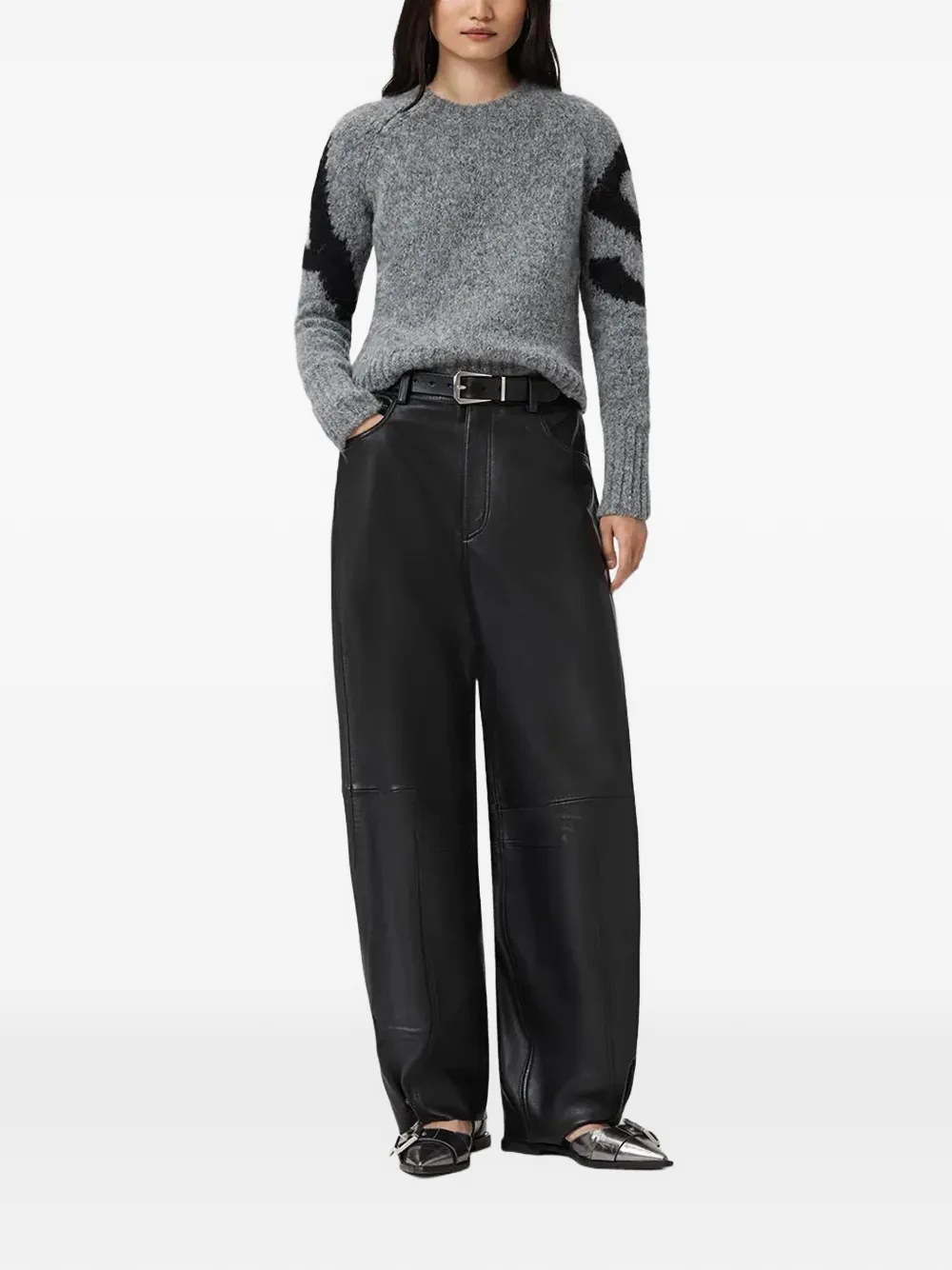  Allsaints Pull Sylvie - Gris 