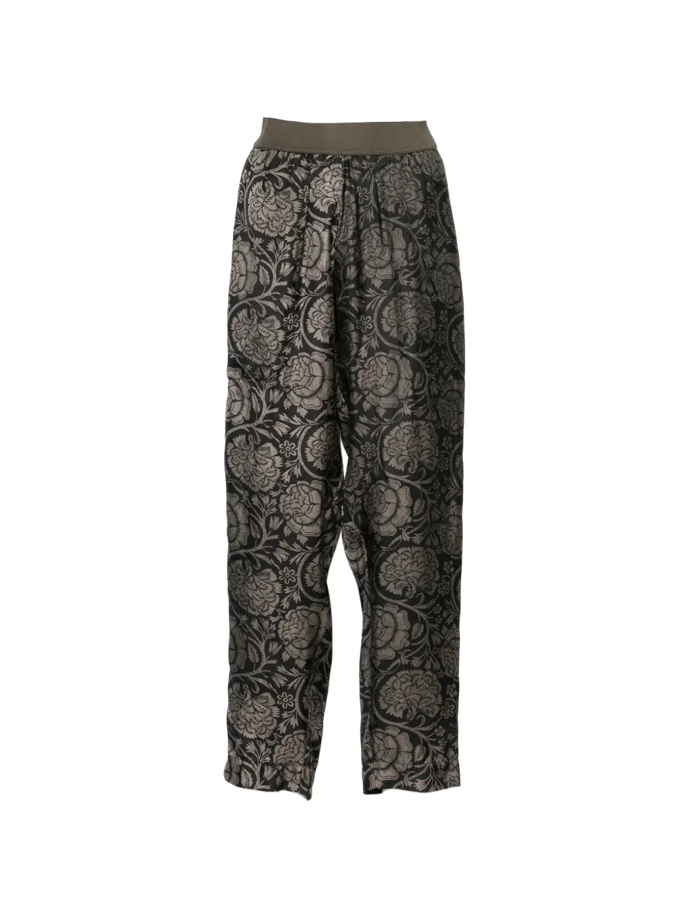 Uma Wang Palmer floral trousers - Nero