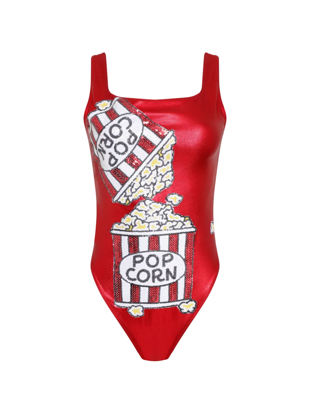 Brigitte sequin-embellished bodysuit - Rot