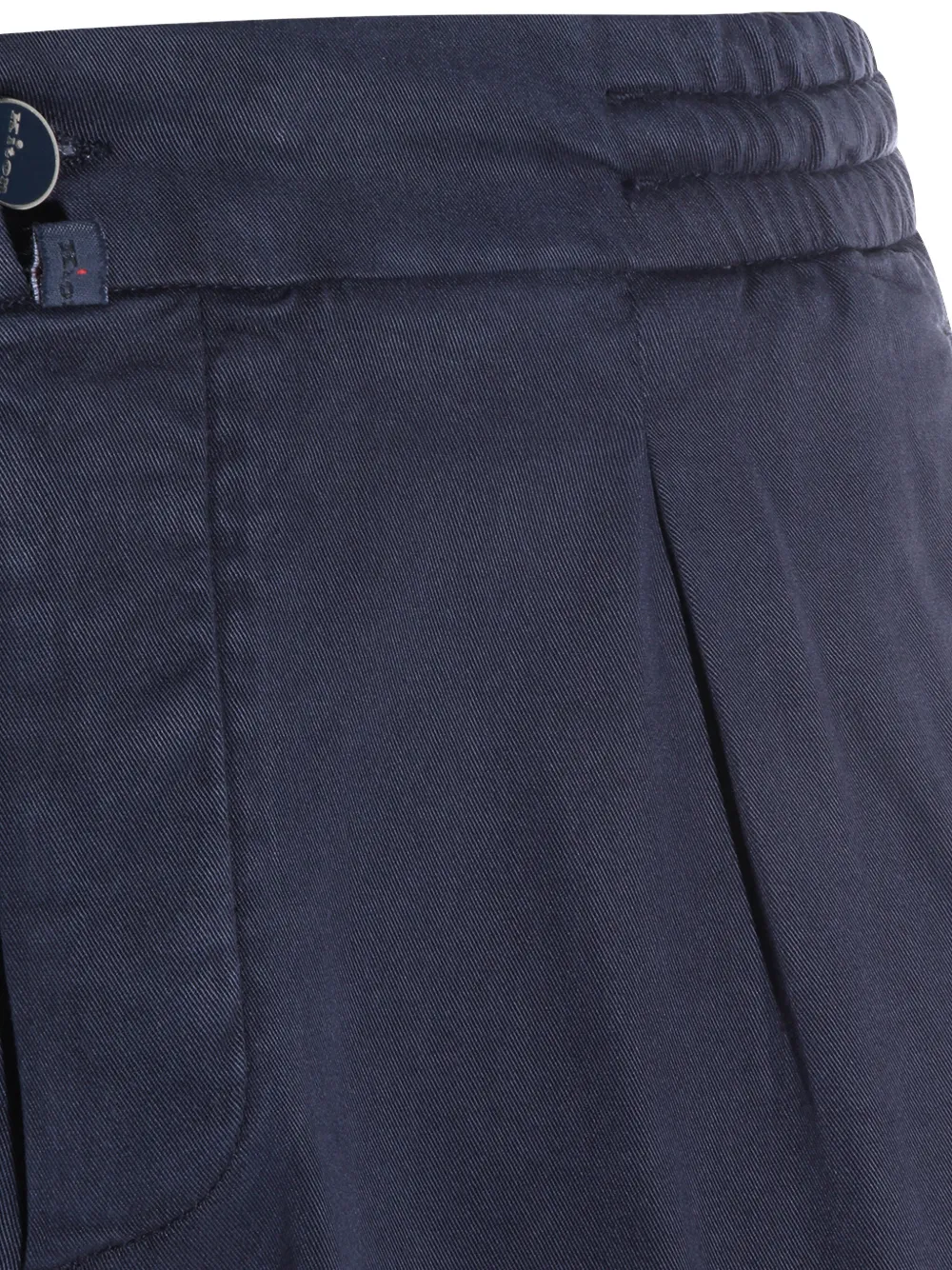 Kiton Plooibroek Blauw
