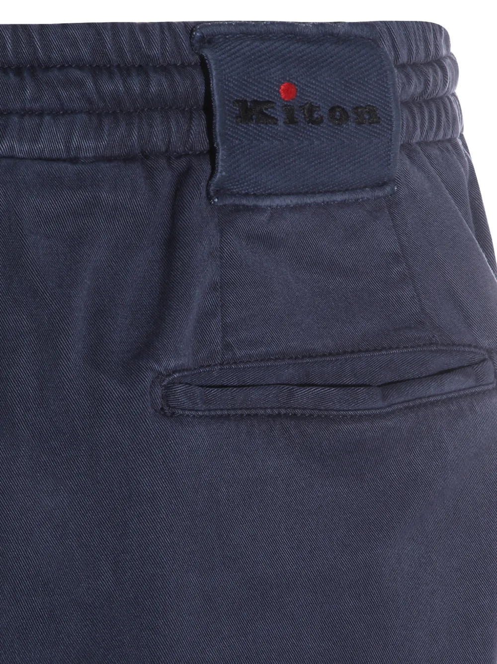 Kiton Plooibroek Blauw