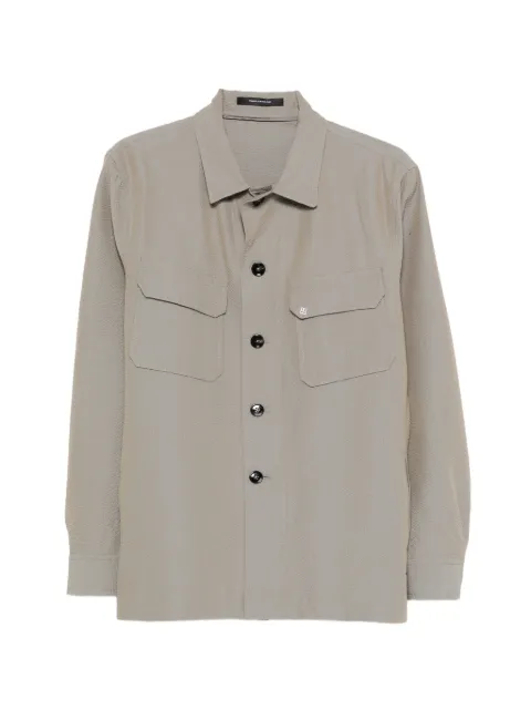 Tagliatore chest-pocket buttoned shirt