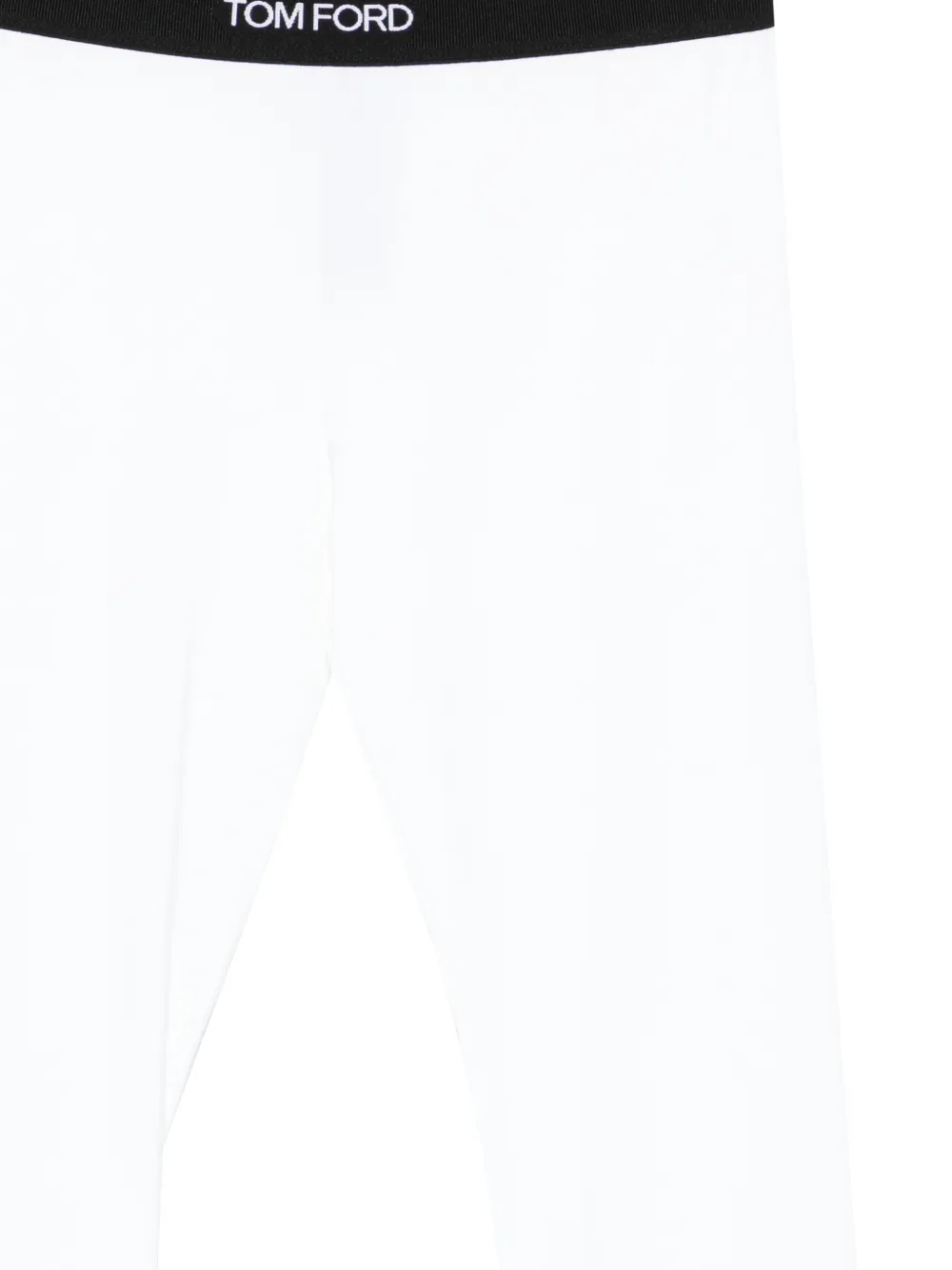 TOM FORD Legging met logoband Wit