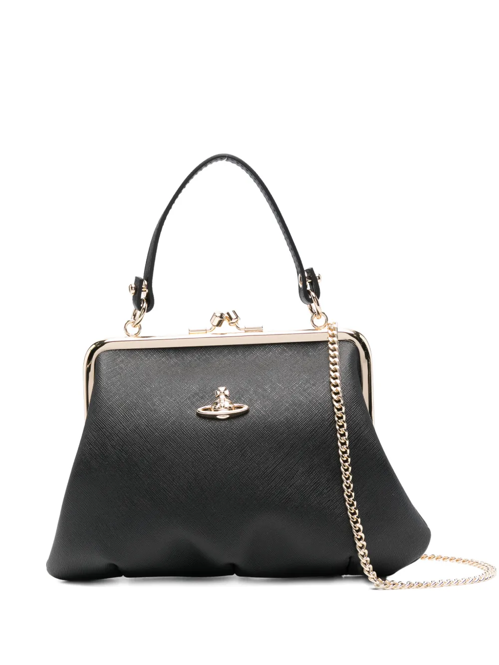 Vivienne Westwood Borsa Granny Frame mini con dettaglio Orb - Nero