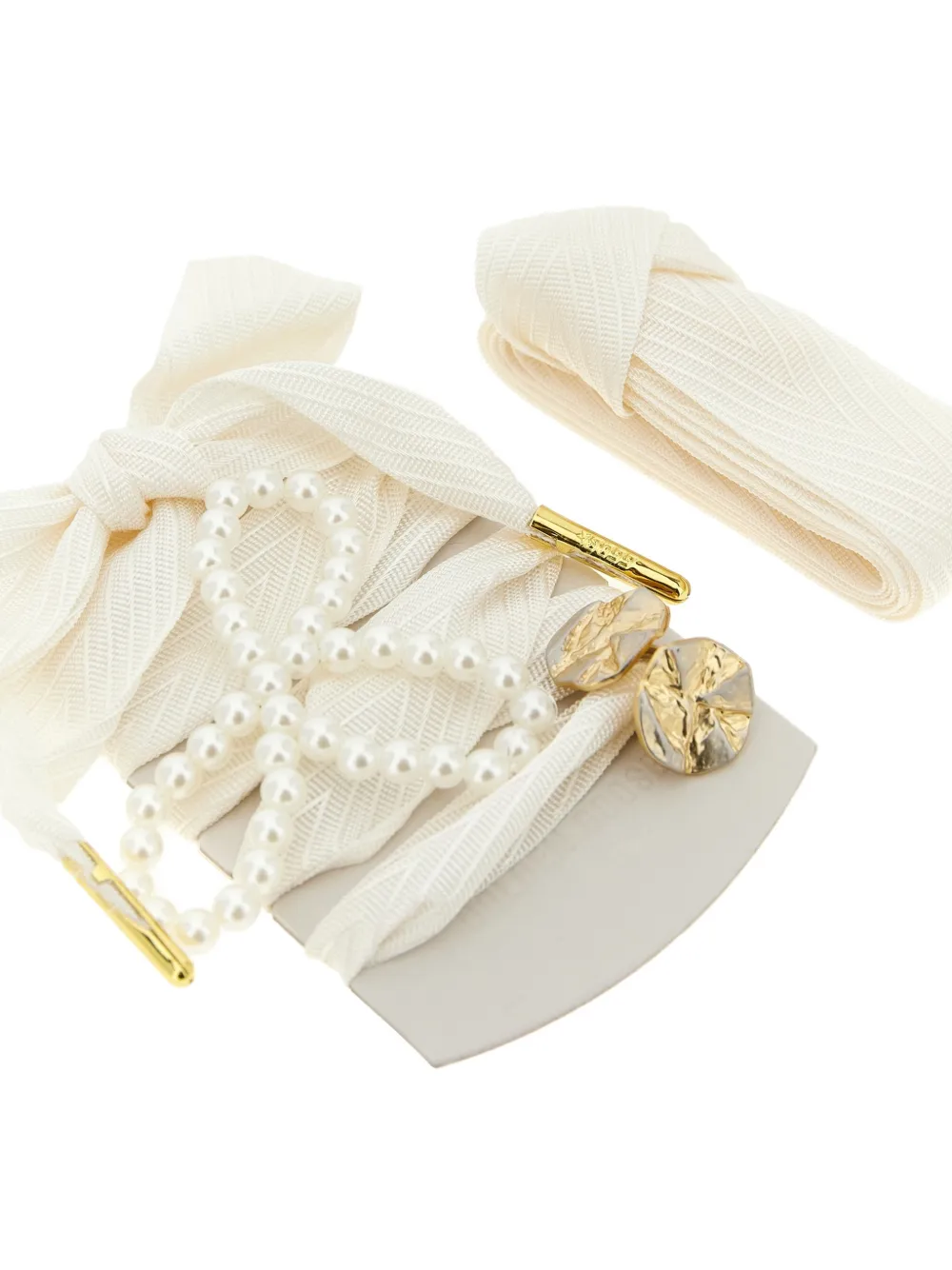 Golden Goose Veterschoenen met geometrische kralen Beige