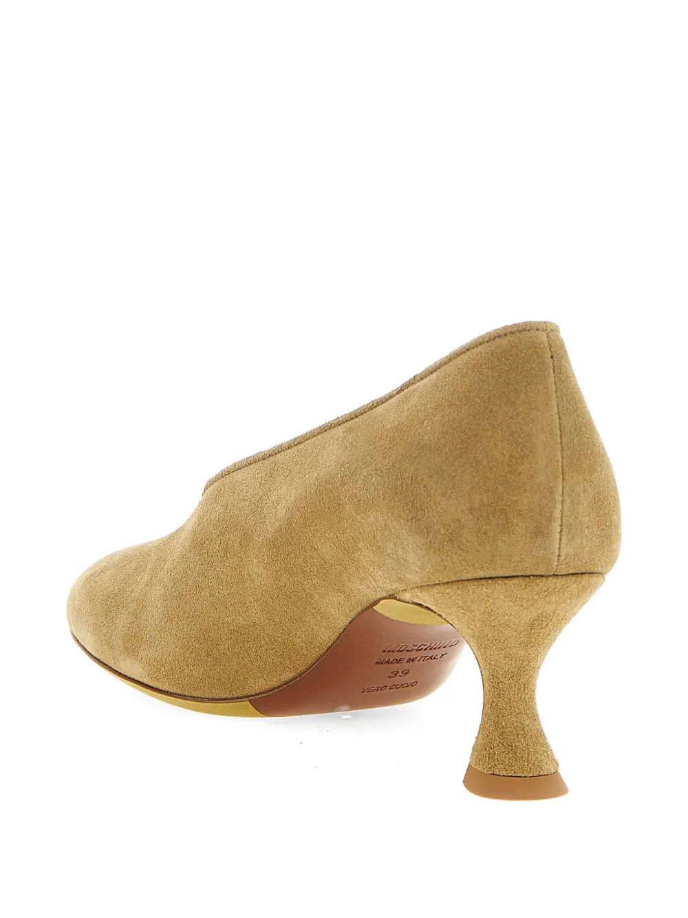 Moschino Pumps met ronde neus Beige