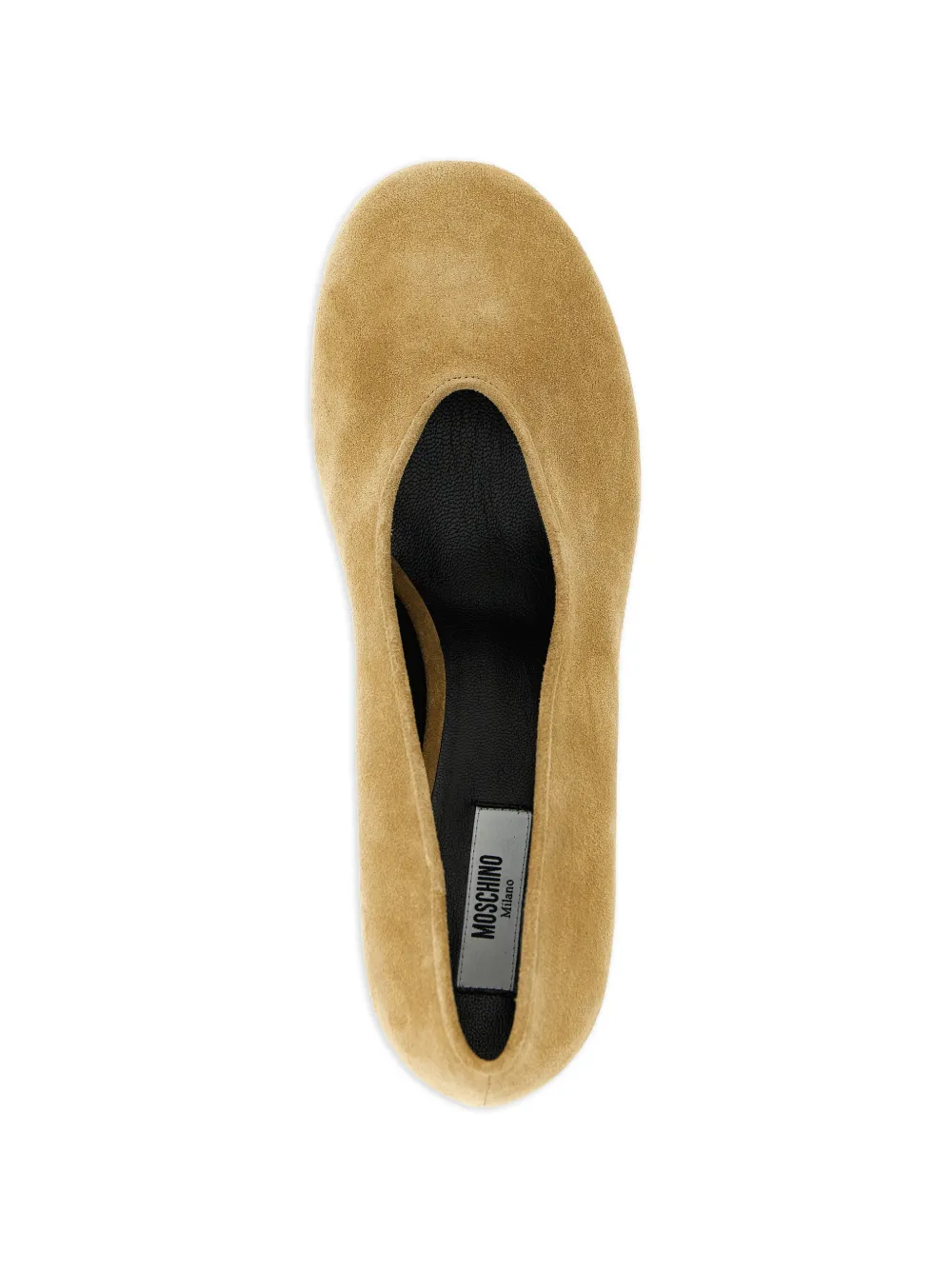  Moschino Rounded Toe Pumps - Neutrals 