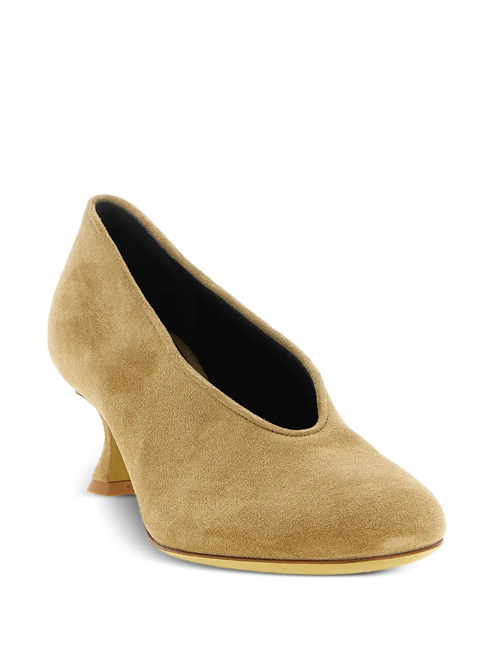  Moschino Rounded Toe Pumps - Neutrals 