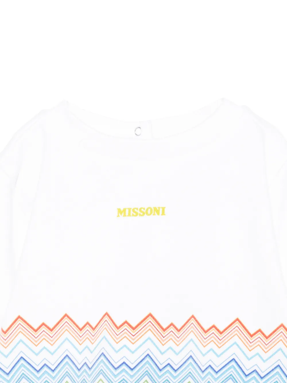  Missoni Kids Zig-zag Crew-neck Sweatshirt - White 