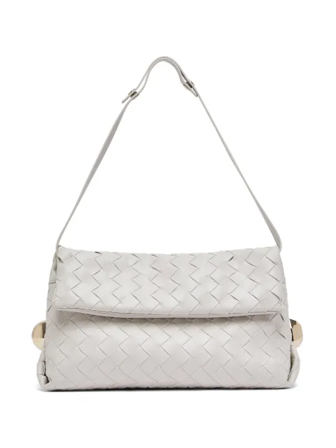 LIU JO medium Riccy woven-design shoulder bag