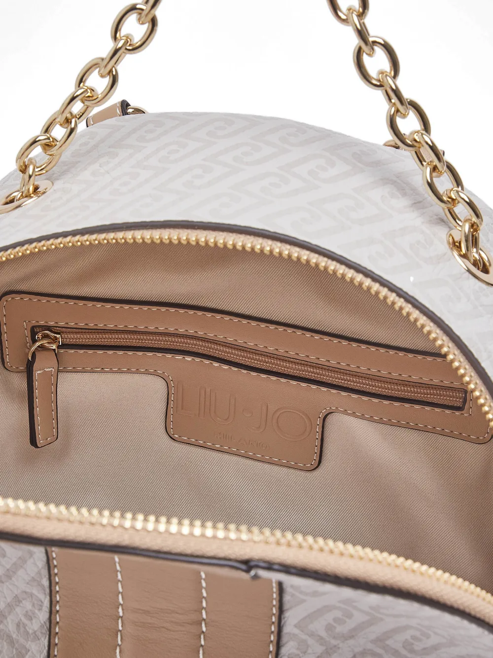 LIU JO Rugzak met kettingdetail Wit