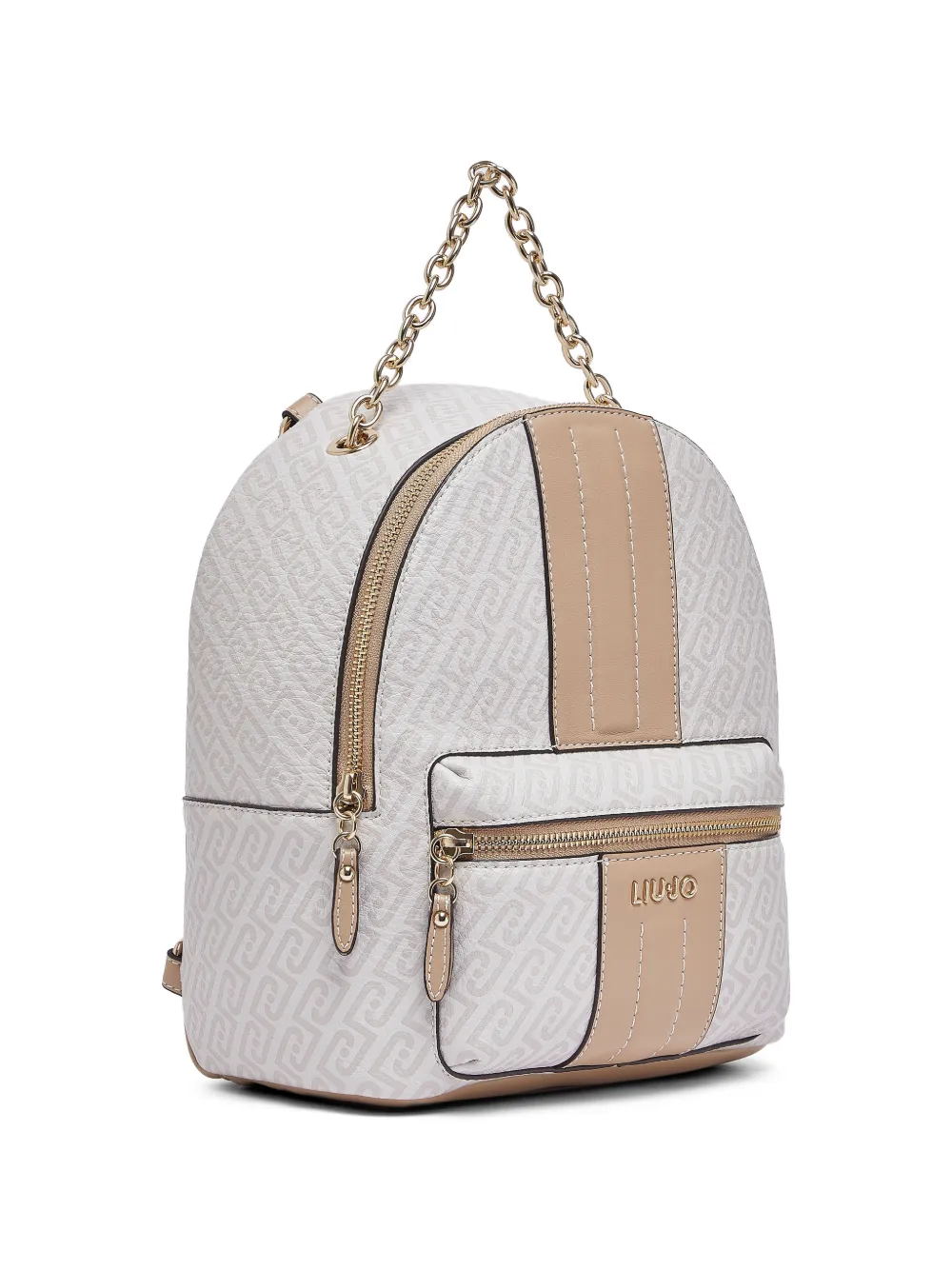  Liu Jo Logo-lettering Backpack - White 