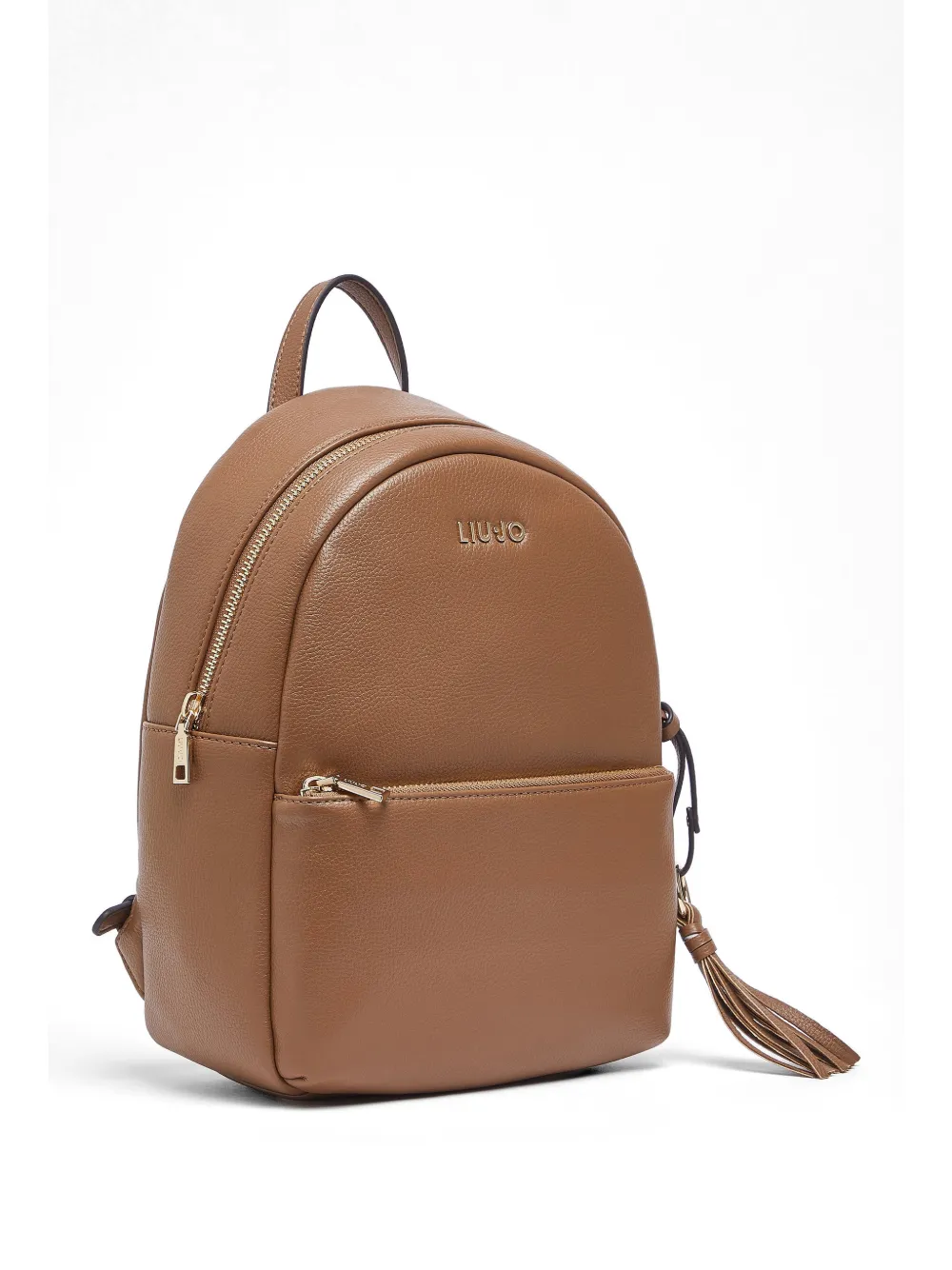  Liu Jo Tassel-detail Zipped Backpack - Brown 