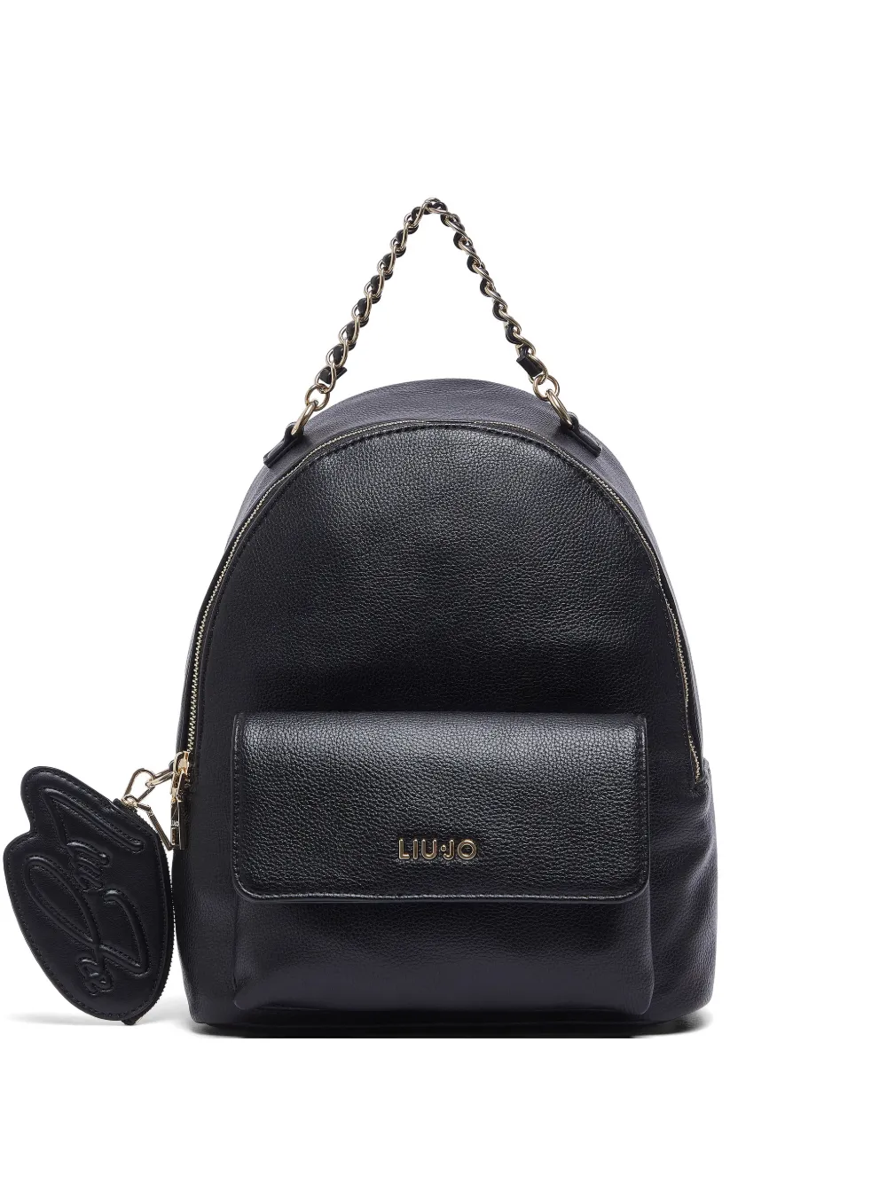 LIU JO detachable-coin-purse chain-strap backpack - Nero